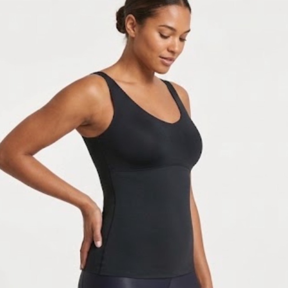 Spanx by Sara Blakely | Set of Two Black Slimming Shapewear Tank Camisoles, 2X - Picture 2 of 7